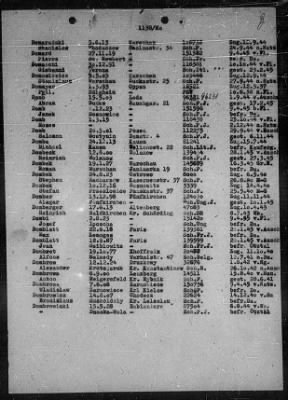 Camp Records - Prisoner Lists > Post-War Prisoner List (A, C-G)