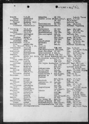 Camp Records - Prisoner Lists > Post-War Prisoner List (A, C-G)