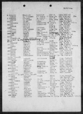 Thumbnail for Camp Records - Prisoner Lists > Post-War Prisoner List (A, C-G)