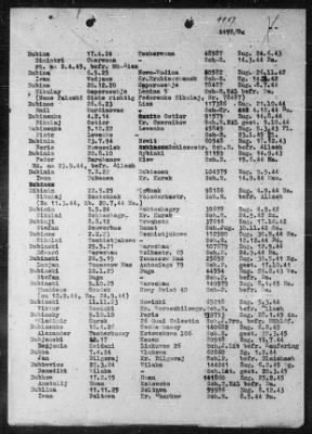 Camp Records - Prisoner Lists > Post-War Prisoner List (A, C-G)