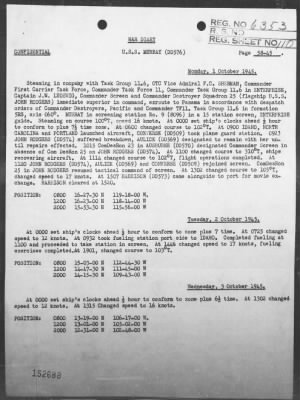 Thumbnail for USS MURRAY > War Diary, 10/1/45 TO 11/30/45