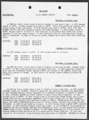 Thumbnail for USS MURRAY > War Diary, 10/1/45 TO 11/30/45