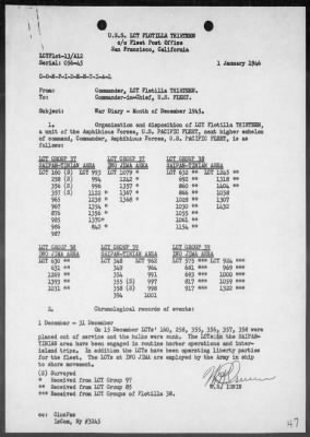 Thumbnail for COM SAIPAN ISLAND > War Diary, 12/1-31/45