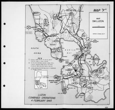 ARMY, 8th > Rep of operations in the invasions & occupation of the Philippines, 1/29/45-8/20/45