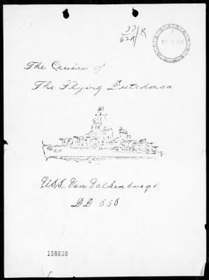 USS VAN VALKENBURGH > War History