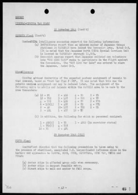 CINCPAC > War Diary, 11/1-30/45