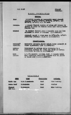 Thumbnail for ADMIRALTY WAR DIARIES > Admiralty War Diaries, 4/8/40 to 4/30/40; 7/1/40 to 7/31/40