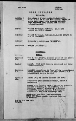 Thumbnail for ADMIRALTY WAR DIARIES > Admiralty War Diaries, 4/8/40 to 4/30/40; 7/1/40 to 7/31/40