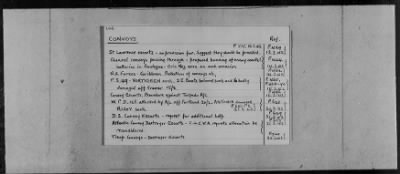 Thumbnail for ADMIRALTY WAR DIARIES - SUBJECT INDEX CARDS > Subject Index Cards for 1942, A-Z