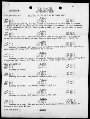 Thumbnail for USS LST-117 > War Diary, 9/1/45 to 11/30/45