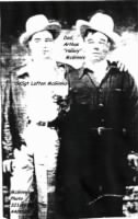 Lofton McGinnis (Left) with his DAD ... 321stBG, 448th BS, B-25
