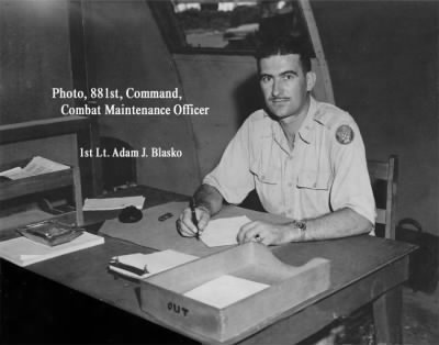 Thumbnail for 881st Command > 881st Combat Maintenance Officer 1st Lieutenant Blasko