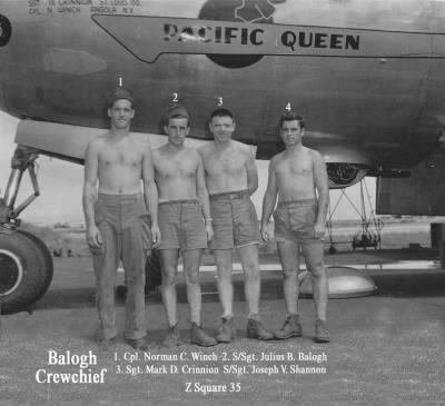 Thumbnail for 882nd Ground Crews > Z Square 35 - Pacific Queen