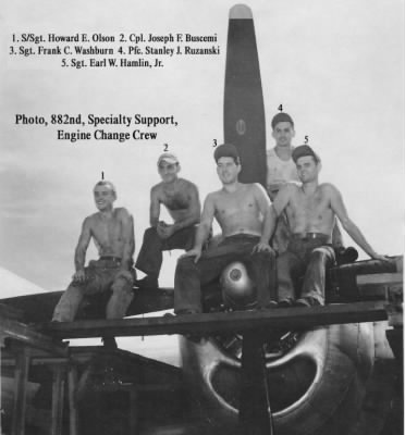 Thumbnail for 882nd Specialty Support > 882nd Engine Change Crew