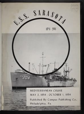 Thumbnail for USS Sarasota (APA-204) > 1954