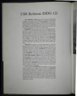 Thumbnail for USS Robison (DDG-12) > 1987