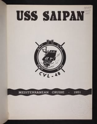 Thumbnail for USS Saipan (CVL-48) > 1951