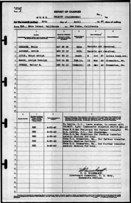 Trinity (AO-13) > 1940