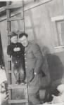 Herbert in WWII Uniform with son GH