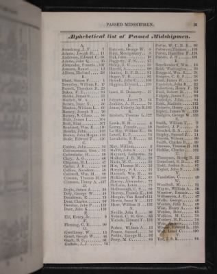 Thumbnail for Register of the Commissioned and Warrant Officers ([Blank]) > 1843