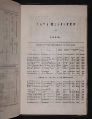 Register of the Commissioned and Warrant Officers ([Blank]) > 1841