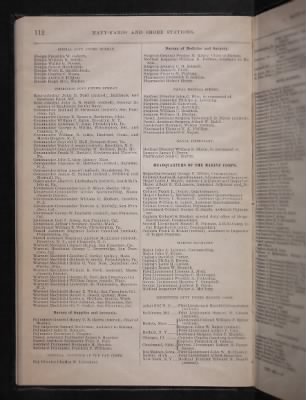 Thumbnail for List and Station of the Commissioned and Warrant Officers ([Blank]) > 1906