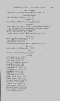 Volume XIV > Muster Rolls and Papers Relating to the Associators and Militia of the County of Northampton.