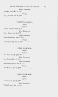 Volume XIV > Muster Rolls and Papers Relating to the Associators and Militia of the County of Northampton.