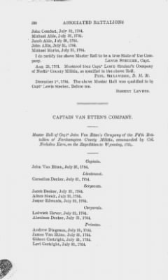 Volume XIV > Muster Rolls and Papers Relating to the Associators and Militia of the County of Northampton.