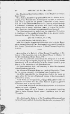 Volume XIV > Muster Rolls and Papers Relating to the Associators and Militia of the County of Northampton.