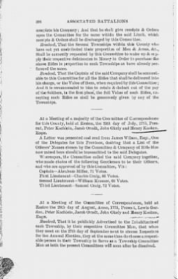 Volume XIV > Muster Rolls and Papers Relating to the Associators and Militia of the County of Northampton.