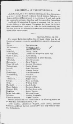 Volume XIV > Muster Rolls and Papers Relating to the Associators and Militia of the County of Northampton.