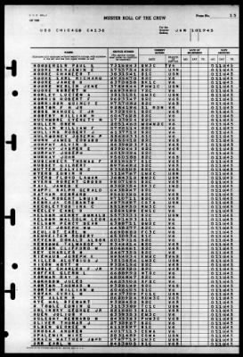 Chicago (CA-136) > 1945