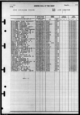 Chicago (CA-136) > 1945