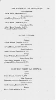 Volume XIV > Muster Rolls and Papers Relating to the Associators and Militia of the County of Bedford.