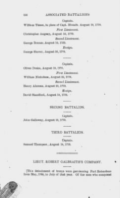 Thumbnail for Volume XIV > Muster Rolls and Papers Relating to the Associators and Militia of the County of Bedford.