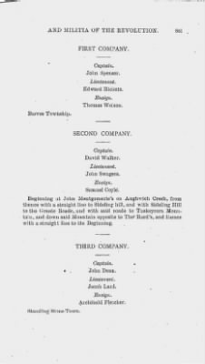 Volume XIV > Muster Rolls and Papers Relating to the Associators and Militia of the County of Bedford.