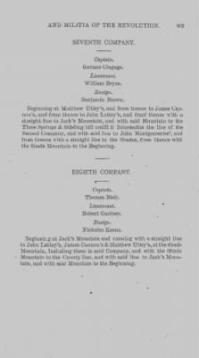 Volume XIV > Muster Rolls and Papers Relating to the Associators and Militia of the County of Bedford.