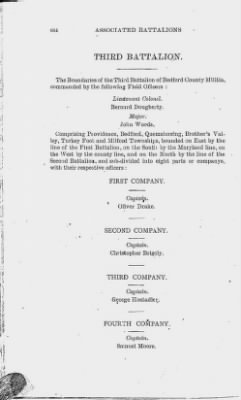 Volume XIV > Muster Rolls and Papers Relating to the Associators and Militia of the County of Bedford.