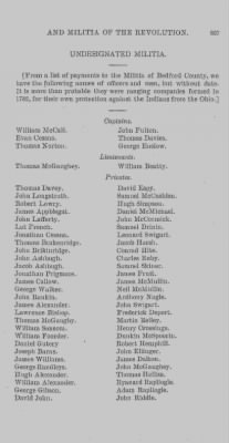 Volume XIV > Muster Rolls and Papers Relating to the Associators and Militia of the County of Bedford.