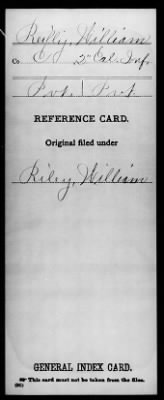 Thumbnail for William > Reilly, William (Pvt)