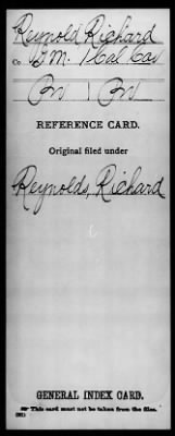 Richard > Reynold, Richard (Prv)