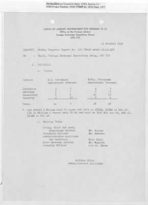 Thumbnail for Central Files > 910.93 Reports: Weekly Progress (July 1948-March 1949)