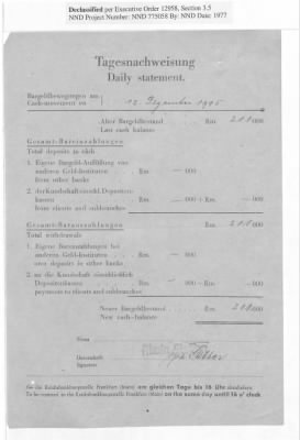 Balance Sheets of Land Control Banks, n.d.; 1944-1946