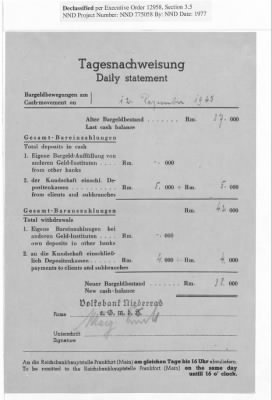 Thumbnail for Balance Sheets of Land Control Banks, n.d.; 1944-1946