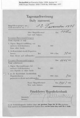 Balance Sheets of Land Control Banks, n.d.; 1944-1946