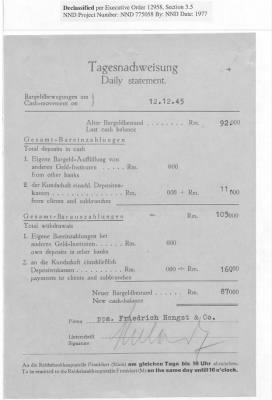 Thumbnail for Balance Sheets of Land Control Banks, n.d.; 1944-1946