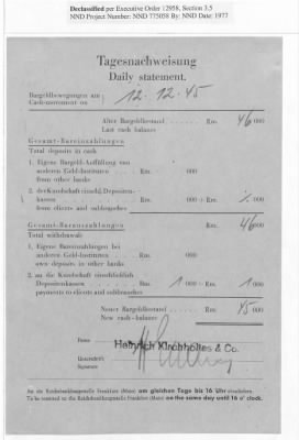 Balance Sheets of Land Control Banks, n.d.; 1944-1946