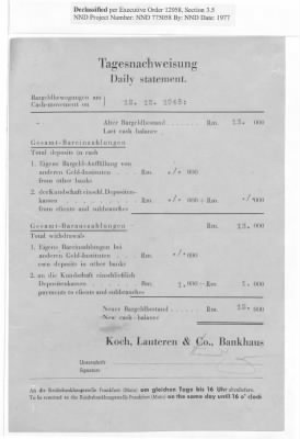 Thumbnail for Balance Sheets of Land Control Banks, n.d.; 1944-1946