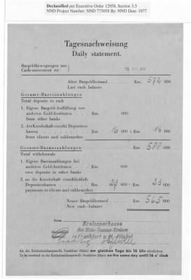 Thumbnail for Balance Sheets of Land Control Banks, n.d.; 1944-1946